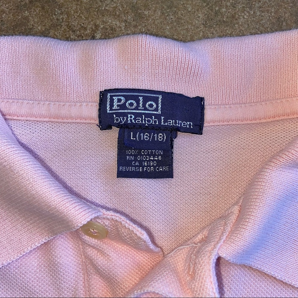 GUC - Polo Ralph Lauren Pink Polo Shirt - Picture 3 of 7